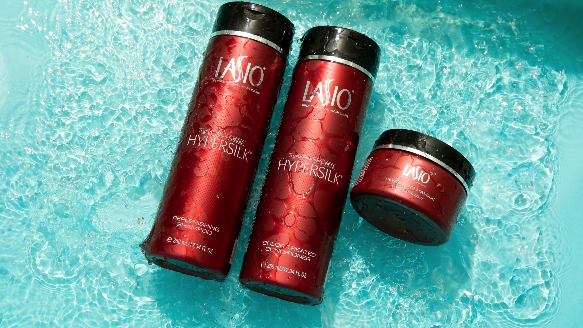 Lasio Hypersilk σαμπουάν, conditioner και μάσκα μαλλιών με κερατίνη επαγγελματική περιποίηση για λεία και λαμπερά μαλλιά