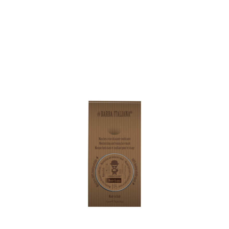 BARBA ITALIANA MONTE GRAPPA - MOISTURIZING AND TONING FACE MASK (7,5ml)