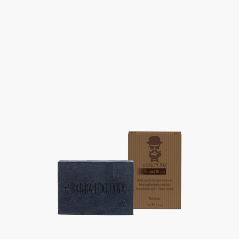 BARBA ITALIANA PASTORI D'ABRUZZO - DETOXIFYING HAND MADE NATURAL SOAP (100gr)