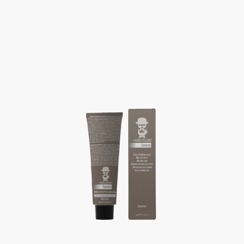 BARBA ITALIANA TINTORETTO MULTI-LEVEL GREY HAIR COLOR CREAM nr. 9 (60ml)