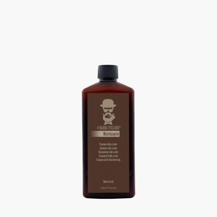 BARBA ITALIANA MICHELANGELO SHAMPOO TRIPLE ACTION (250ml)