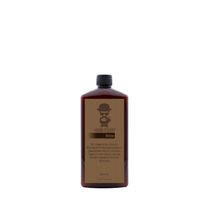 BARBA ITALIANA NETTUNO - MOISTURIZING & REFRESHING SHAMPOO AND SHOWER GEL (400ml)