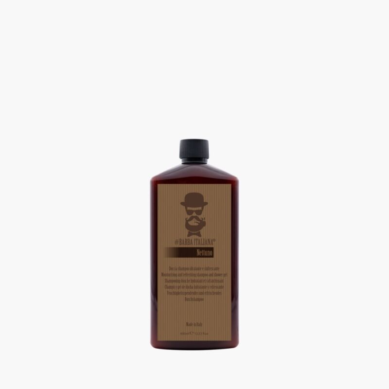 BARBA ITALIANA NETTUNO - MOISTURIZING & REFRESHING SHAMPOO AND SHOWER GEL (400ml)